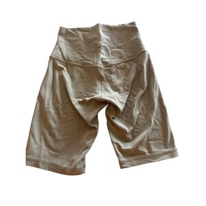 Lululemon Align High Rise Bike Shorts Olive Green Size 2